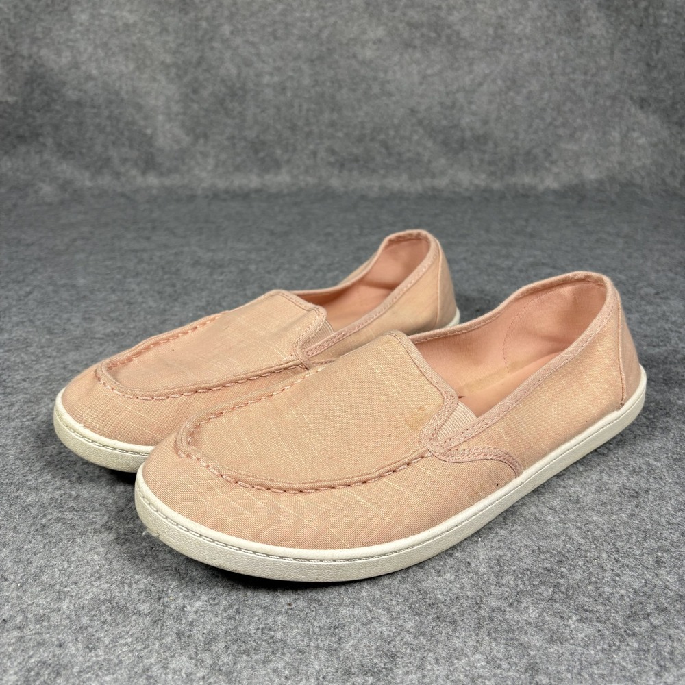 Time and Tru Slip-On Shoes‎ 11 Peach Pink Memory Foam Fabric Upper